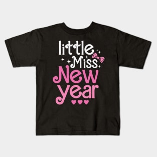 Little Miss New Year Kids T-Shirt